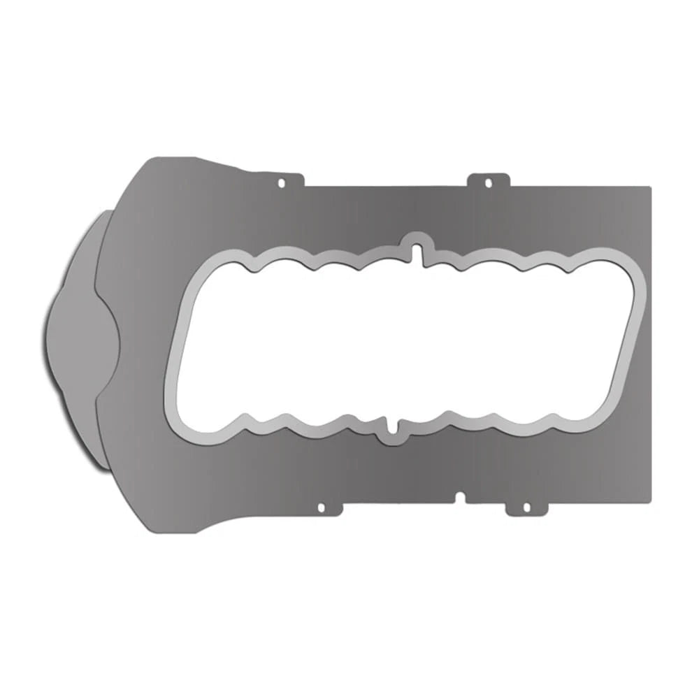 Stainless Steel Plenum Cover with Green LED for 2010-2015 Chevy Camaro SS
