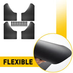 Set of 4 Black Splash Guards for Ford F-150