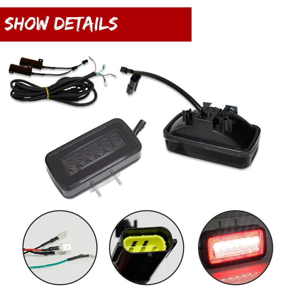 Smoked Lens LED Rear Bumper Reverse Fog Lamps for Mercedes G Class (2002–2018)