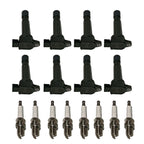 8X Ignition Coil & Iridium Spark Plug for Volvo XC90 4.4L V8 (2005–2010)