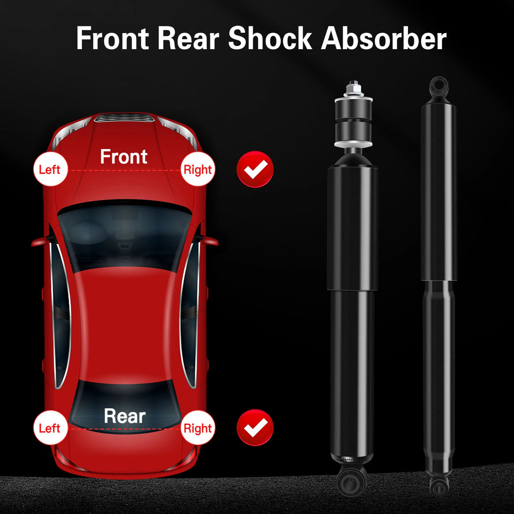 Set of 4 Shocks Struts for Ford F250 F350 Super Duty (1999–2004)