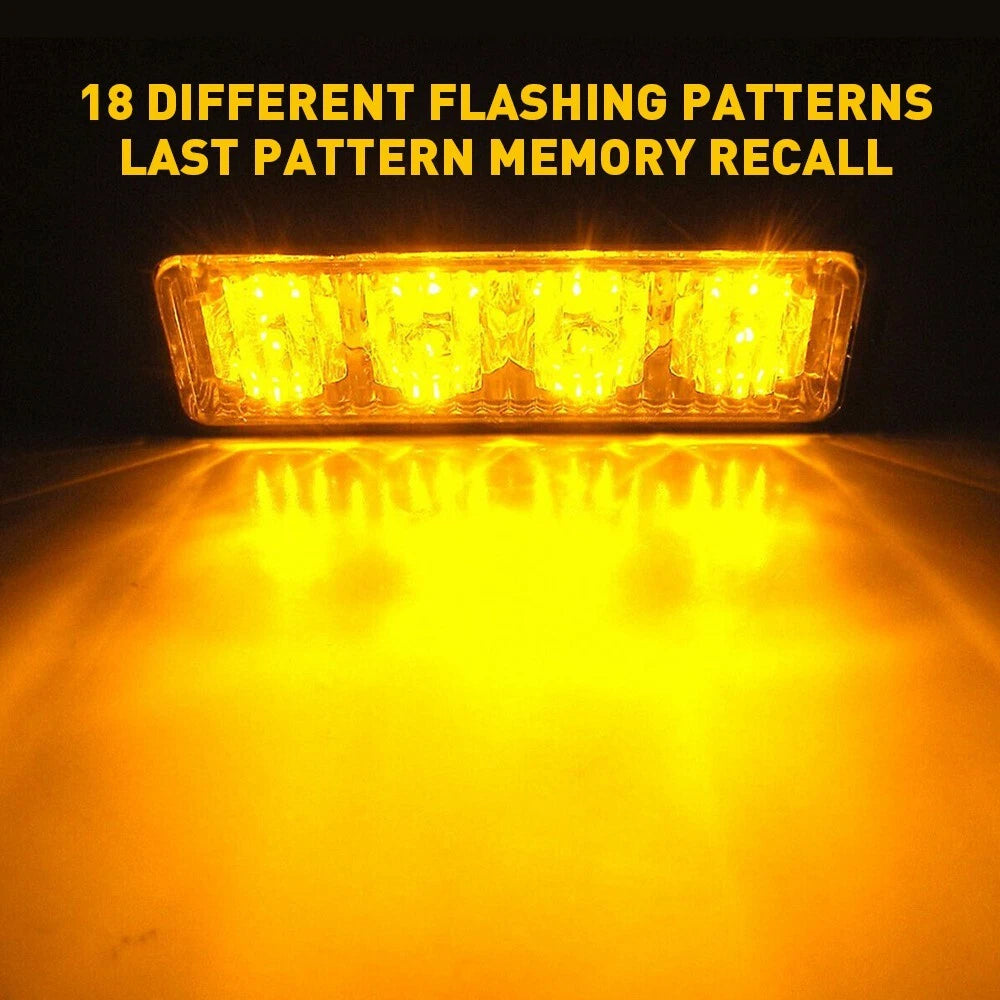 1X 4LED Strobe Light for Pickup Truck (24V-12V)