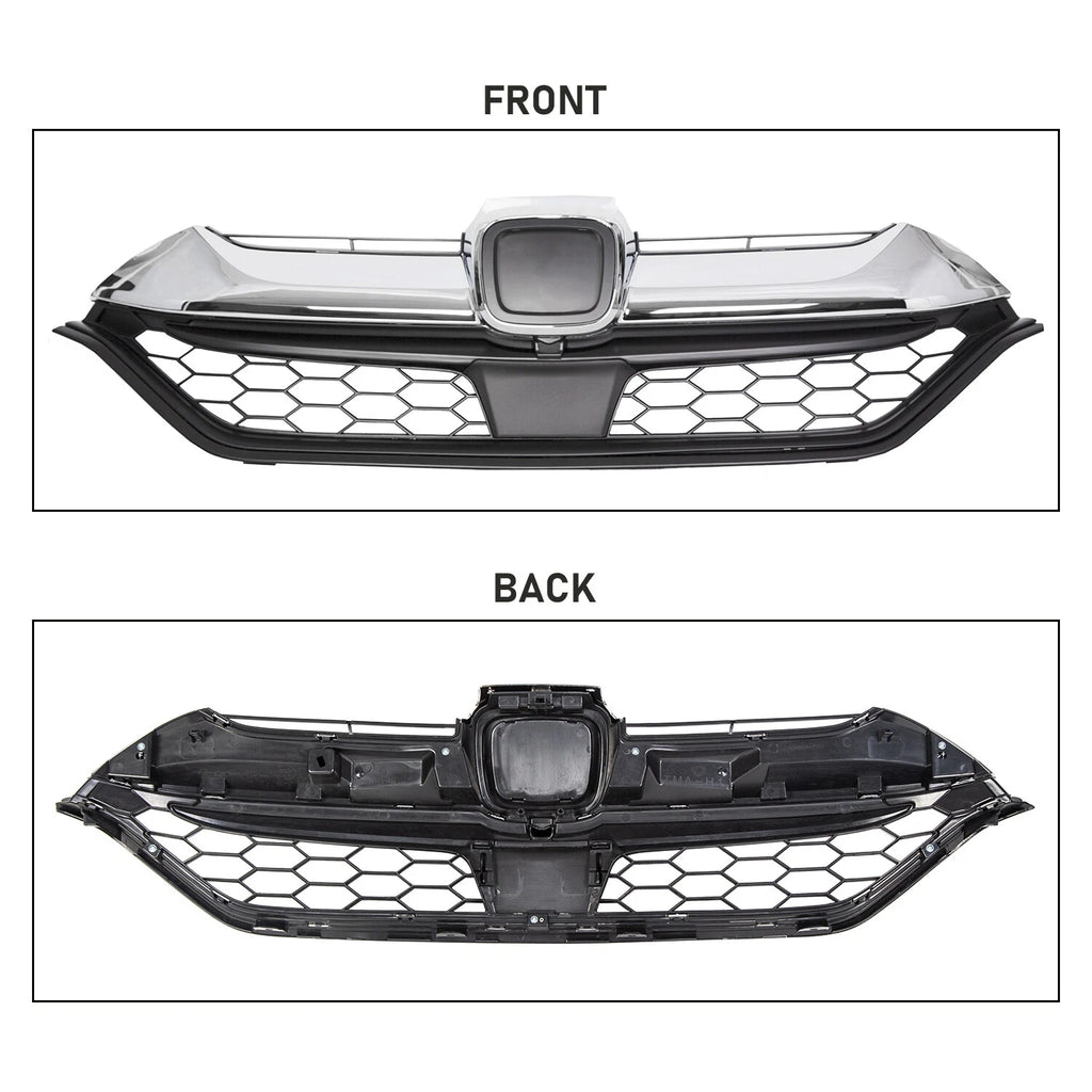Front Bumper Upper Grille for Honda CR-V (2017-2019)