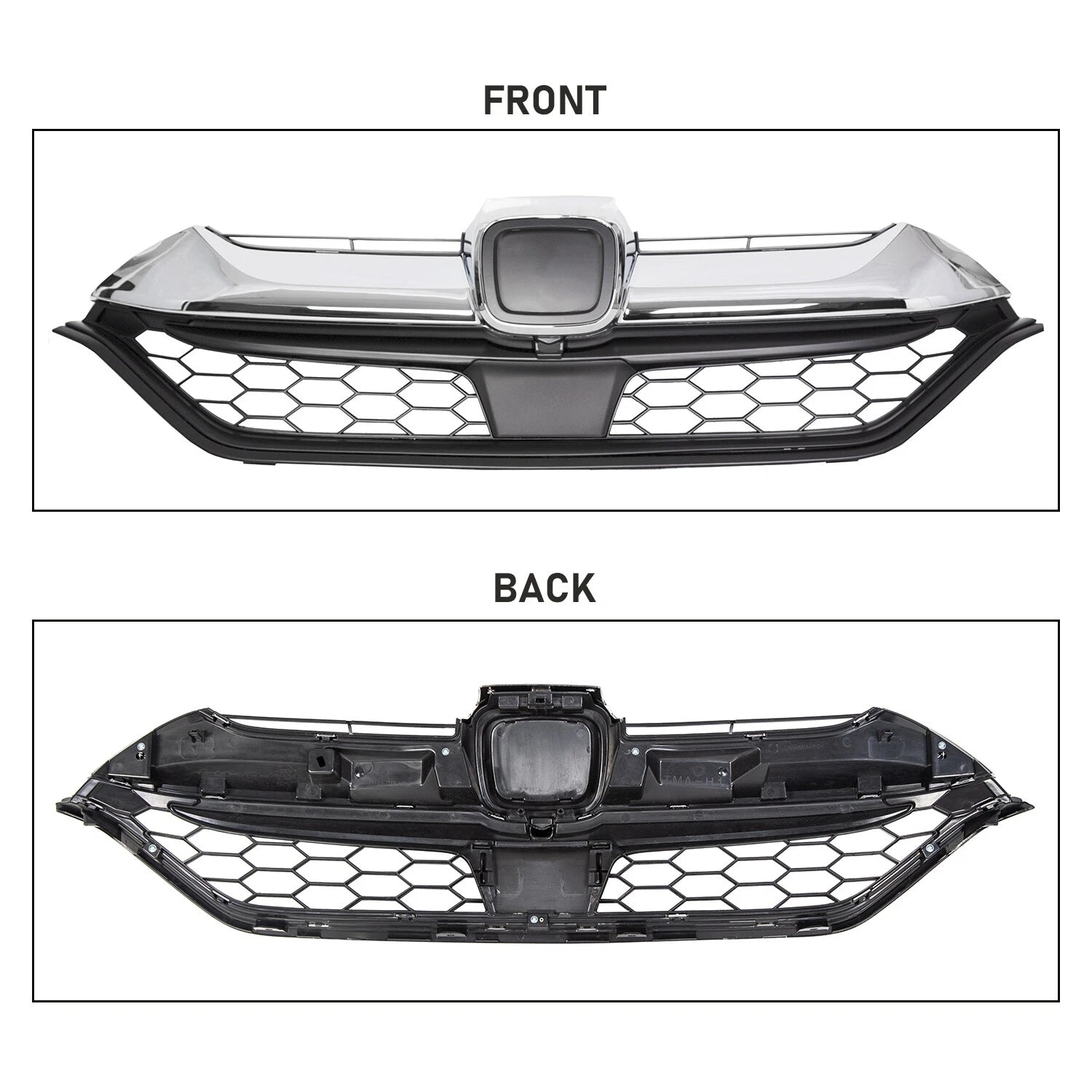 Front Bumper Upper Grille for Honda CR-V (2017-2019)