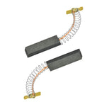 Set of 4 Carbon Brushes for Siemens Carbon Gold Tone Metal (36x12.5x5 mm)