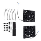 2Pcs 6" Electric Radiator Fan Kit for GMC 265 283 305 327 350 Universal Engine