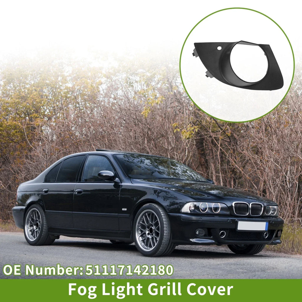 1 Pc Car Front Right Fog Light Grill for BMW E65 E66 Black (2006-2008)