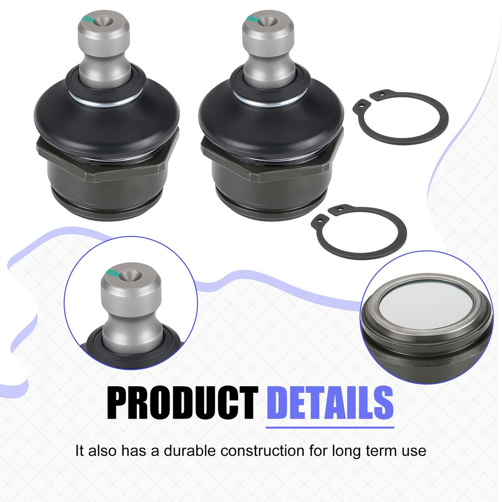 Set of 2 Lower Ball Joints for Kawasaki Prairie 300 400 KVF (2001–2002)