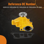 Cooling Water Pump for Komatsu Bulldozer D20-6 D21-6 (4D95S-W-1F-PL, 6204-61-1300)