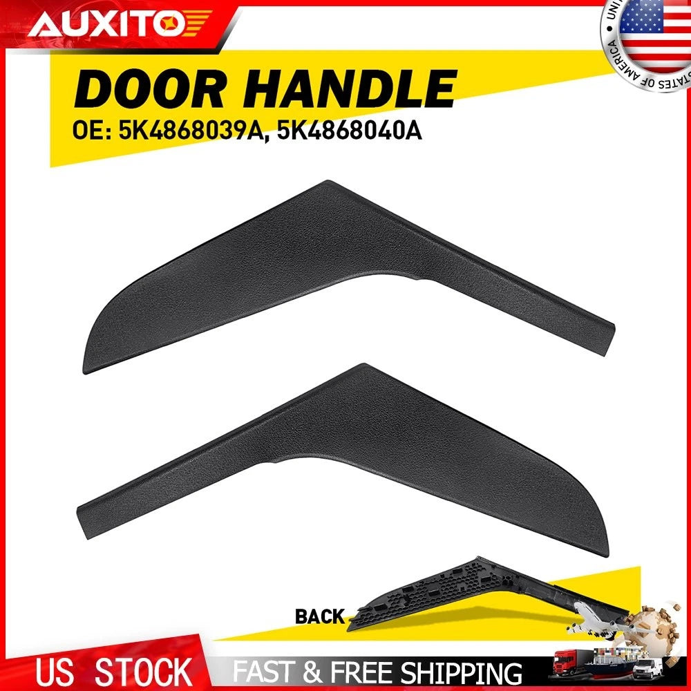 2X Inner Door Handle Trim Cover for VW Golf 6 MK6 (2009–2013)