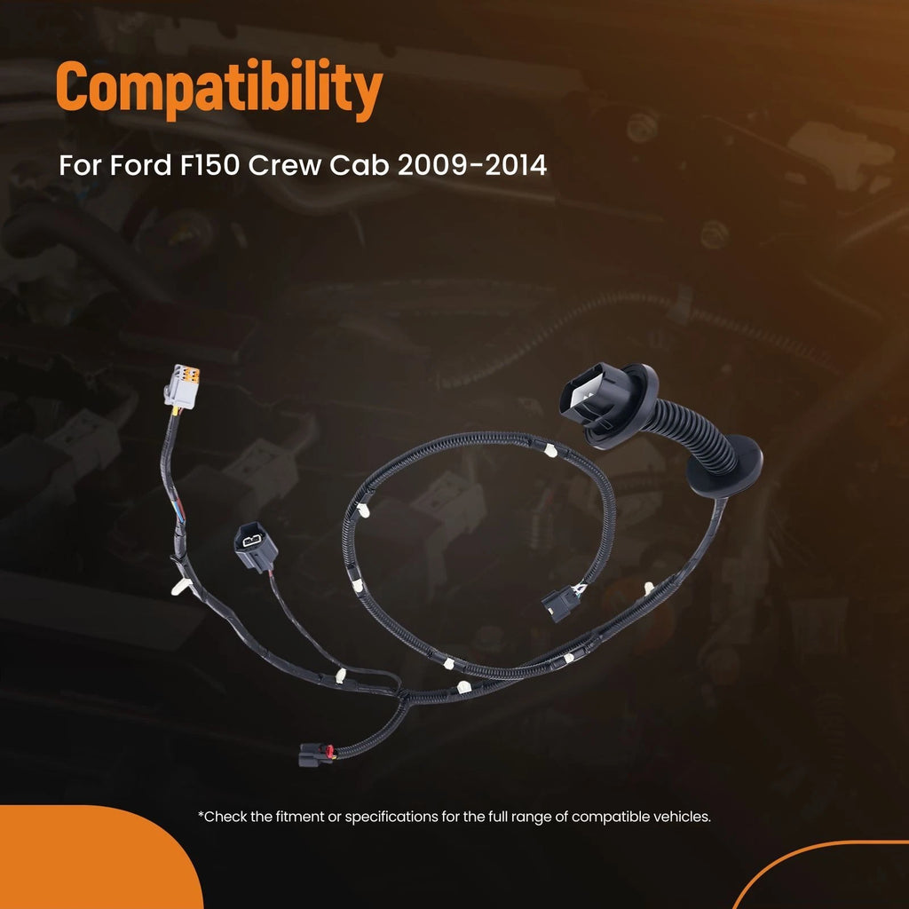 Door Wiring Harness Jumper RH Rear for Ford F150 Crew Cab (2009–2014)
