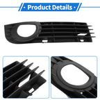 1pc Fog Light Grill for Audi A8 D3 (2005–2007) No. 4E0807682AD ABS