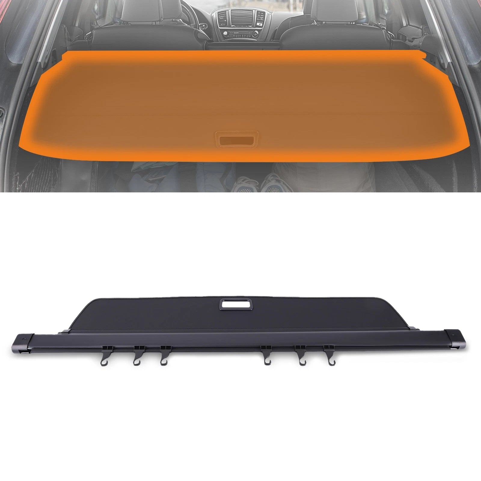 Rear Security Shielding Shade for Honda Pilot (2016–2022) Cargo Cover