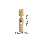 20Pcs Brass Barrel Hinge for Jewelry Box (Concealed, Invisible)