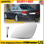 Left Side Driver Heated Mirror Glass for BMW 750i 750Li 750i xDrive (2010–2013)