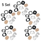 Set of 5 Carburetor Carb Kits for Kawasaki Keihin CDK-2 Twin (750)