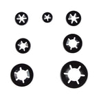 260Pcs Washer Rings Clamp Locking Push Clips Fasteners Assortment Kit