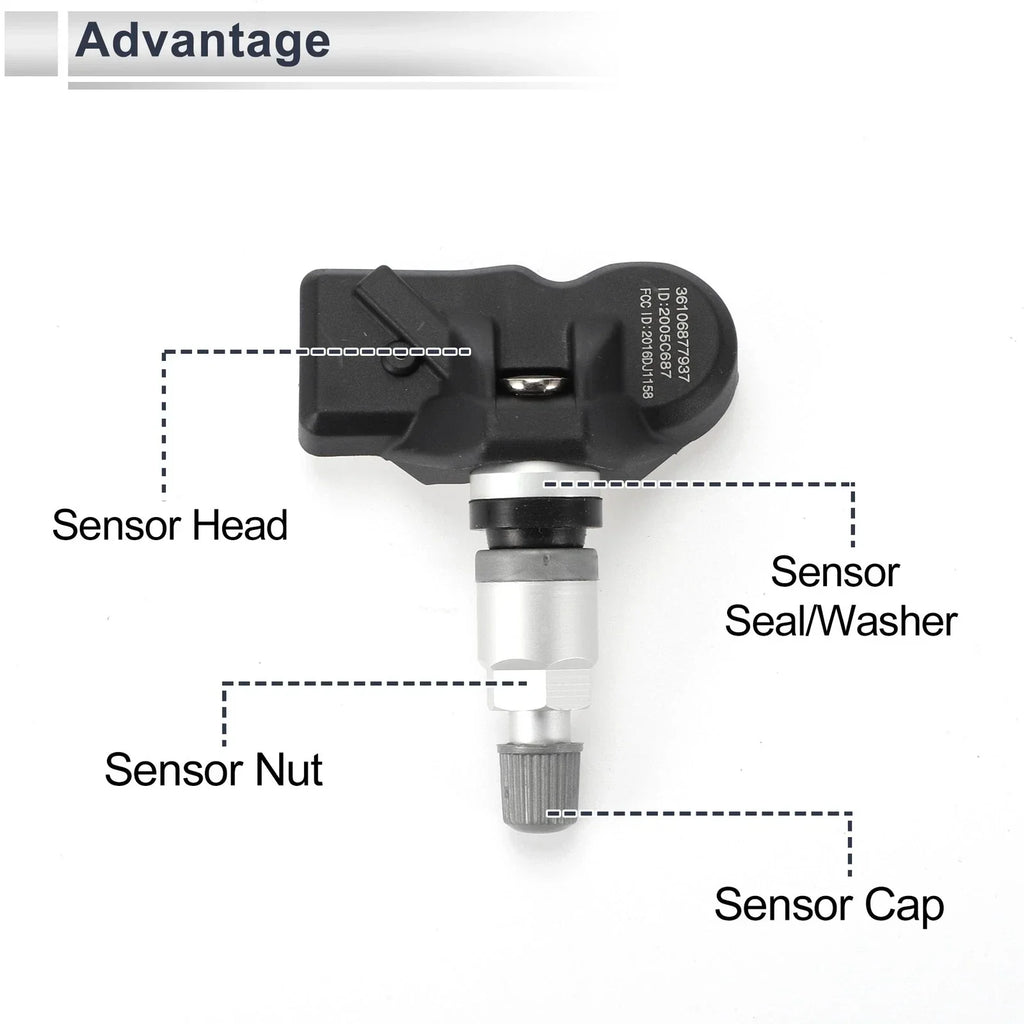 Tire Pressure Sensor for BMW 530i (2017-2022) 433MHz