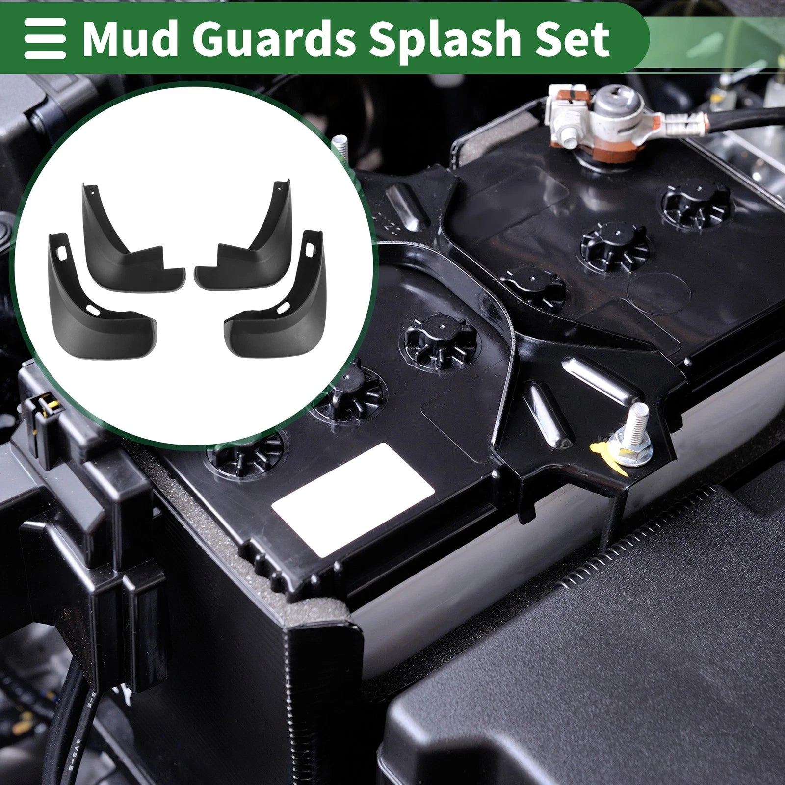 Mud Flaps Splash Guards for Ford S Max (2007–2012) W/ Mount Accessories
