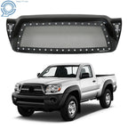 Rivet Mesh Black Upper Main Grille for Toyota Tacoma (2005–2011)