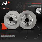 Front Disc Brake Rotors & Ceramic Pads for BMW F10 528i (2014–2016)