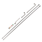 2X 60 Inch Pressure Washer Extension Wand Kit with Curved Rod & Tips
