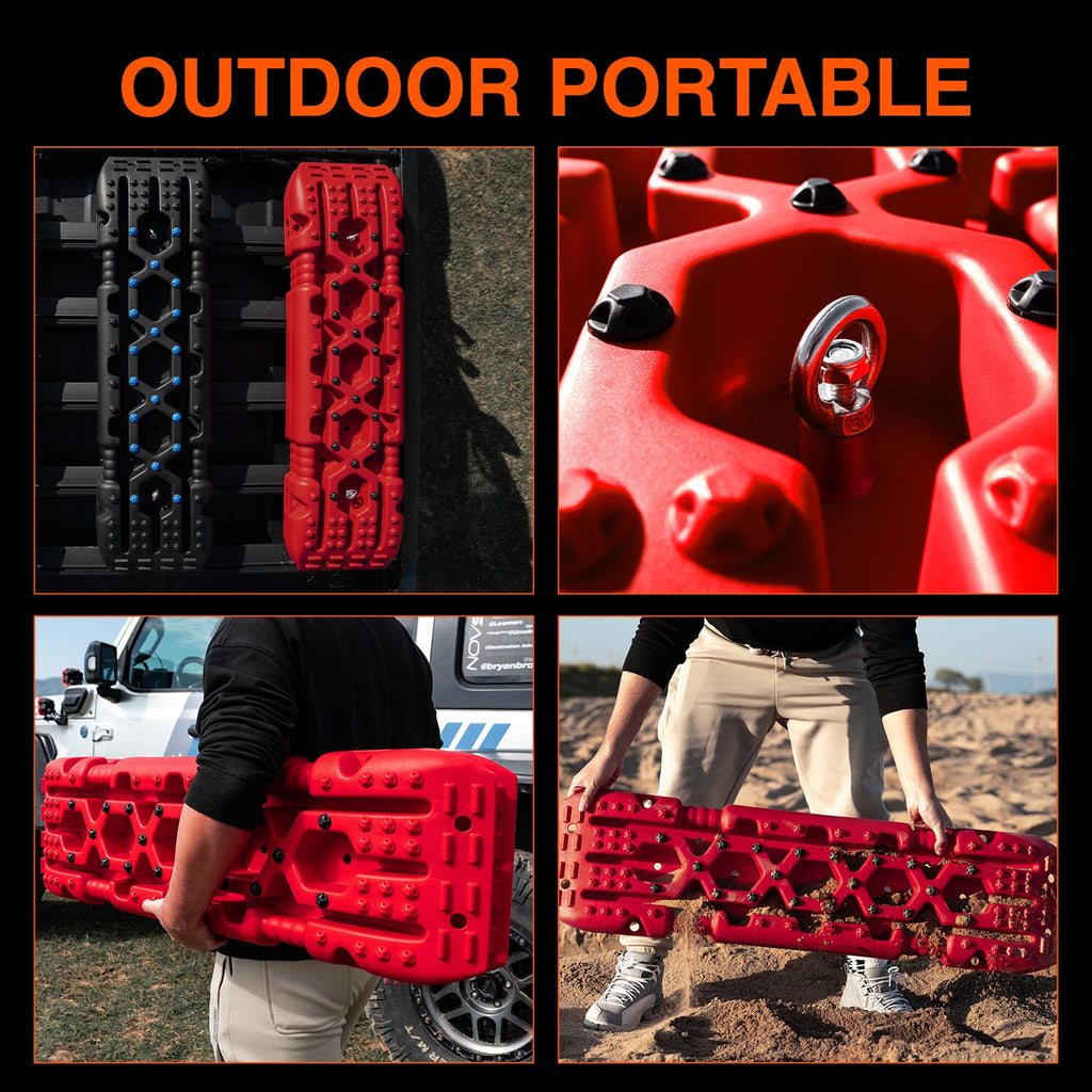 2X Recovery Tracks for 4WD Off Road Vehicles (Sand Mud Snow)