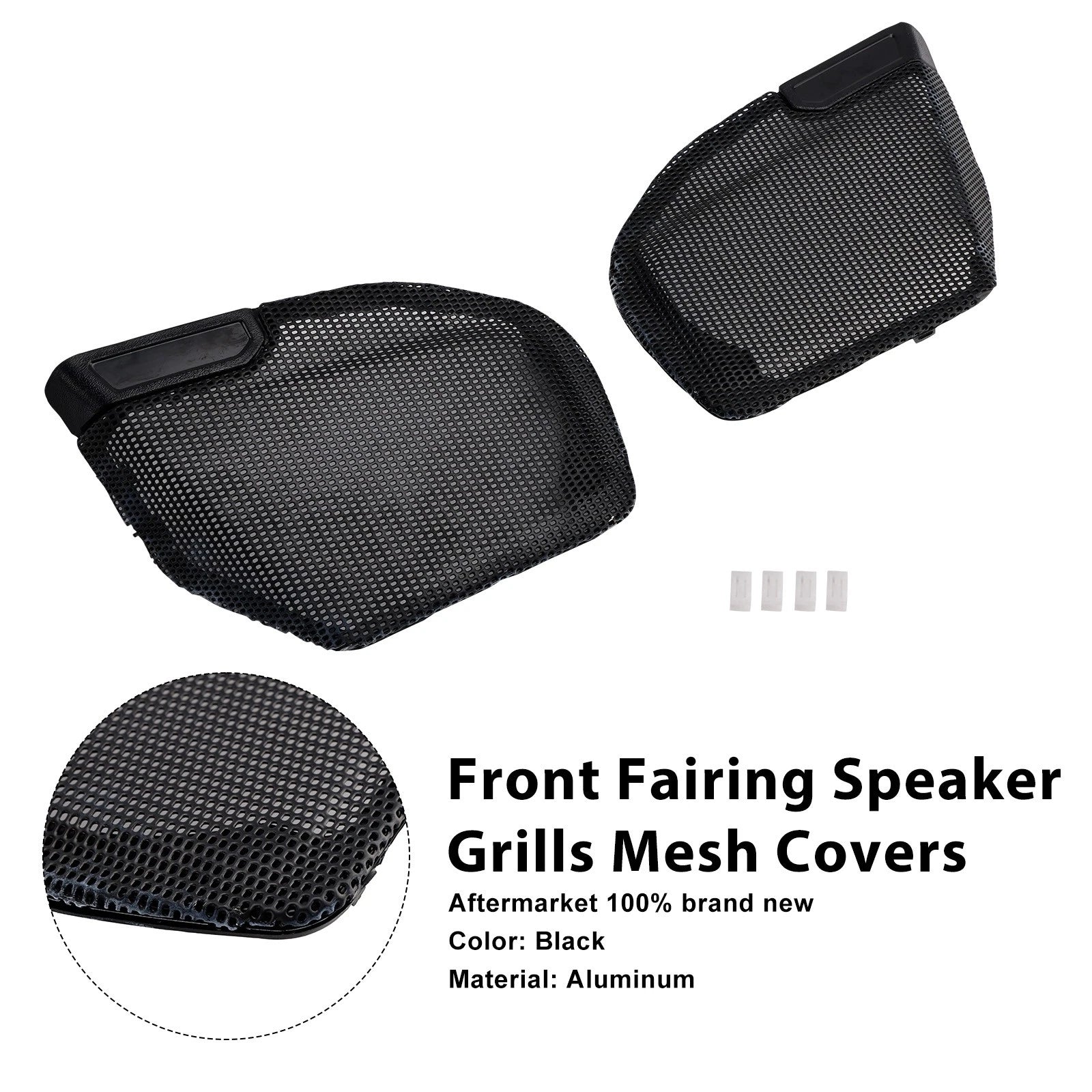 Front Fairing Speaker Grills Mesh Covers for CVO Road Glide (2023–2025)