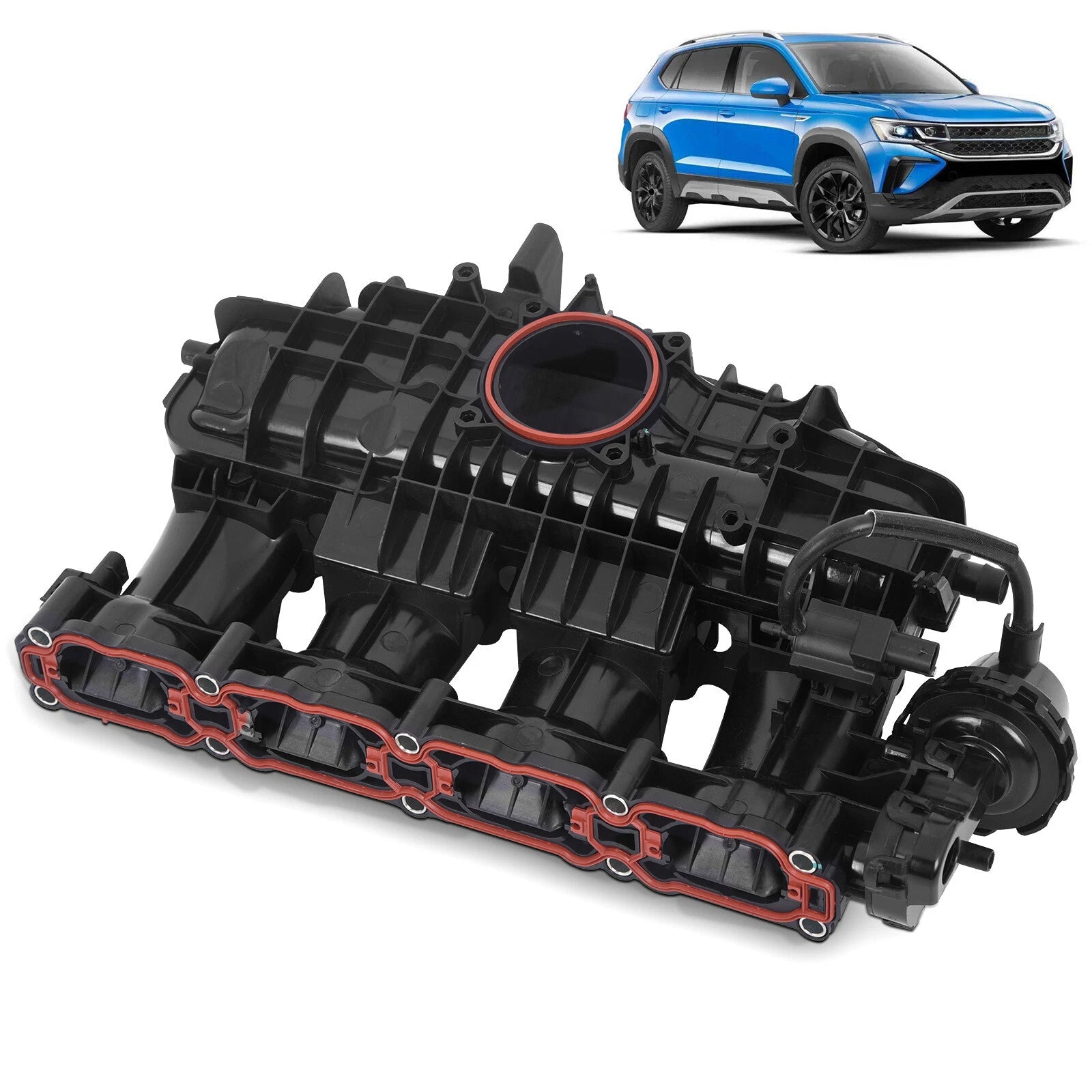 Intake Manifold with Sensor & Solenoid for VW Golf Jetta Beetle Passat (2006-2015)