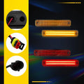 4X LED Side Marker Light for Hummer H2 (2003–2009) Amber/Red EPY