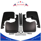 Black Splash Guards Mud Flaps for Ford F150 (2021–2023)