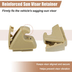 Set of 4 Sun Visor Support Clip Retainers No. 95994975 for Chevrolet Cruze (2011–2016)
