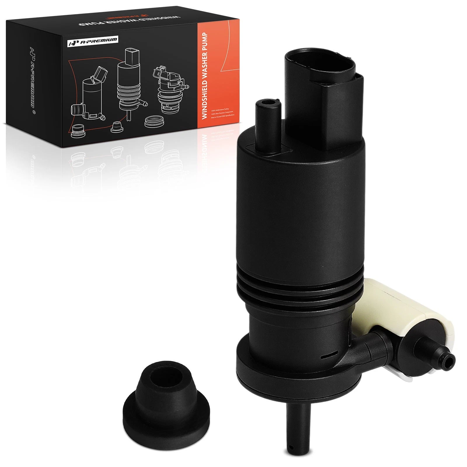 Windshield Washer Pump with Rubber Grommet for Mercedes-Benz E400 E450 (2017–2020)