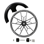 30" Front Fender & Wheel Rim Hub for Harley Touring Street Road Glide (2008–2023)