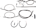 Complete Braided Cable Kit for Harley-Davidson FLS (2015) - 15"-17" Handlebars