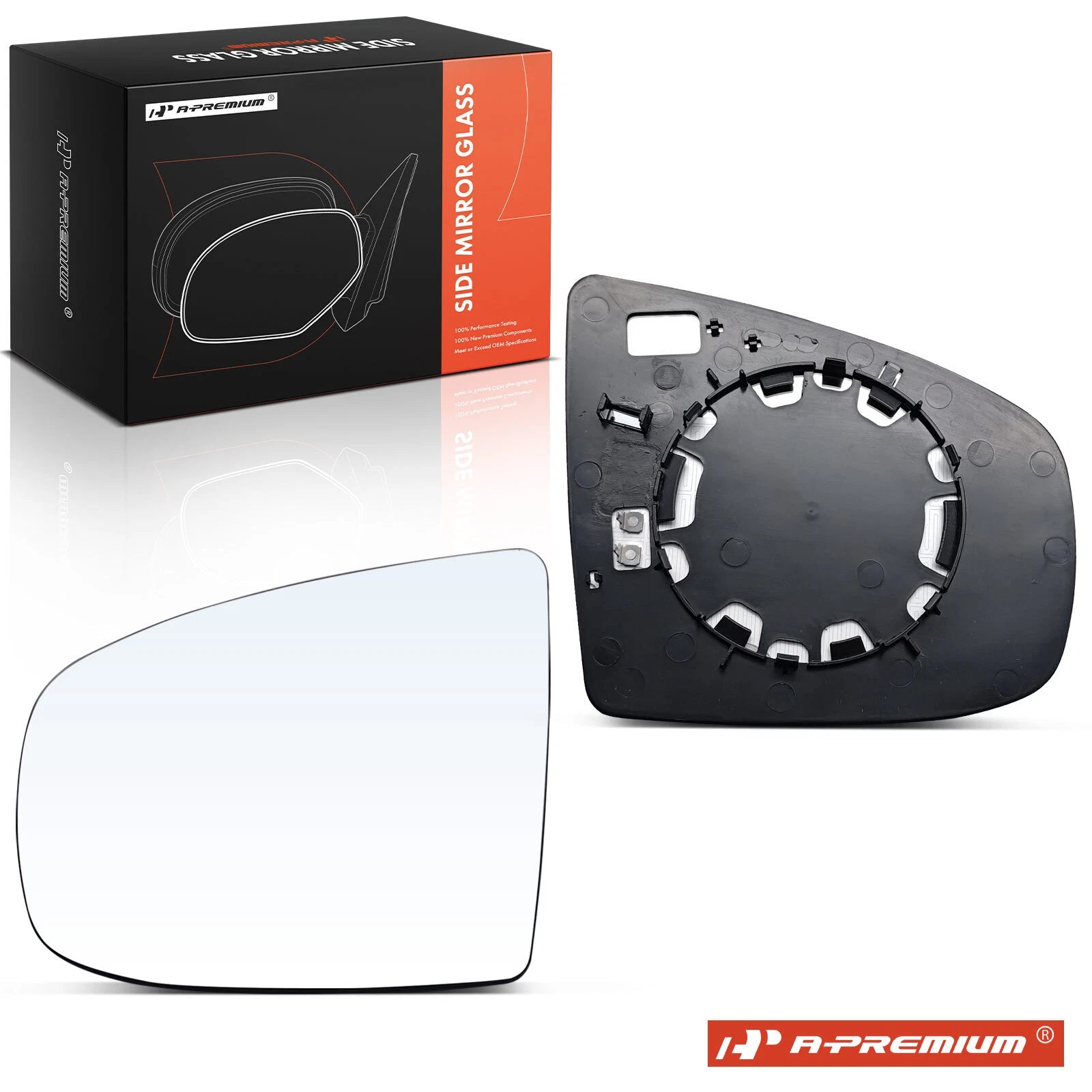 Heated Driver Side Mirror Glass for Chevrolet Aveo 2004–2008