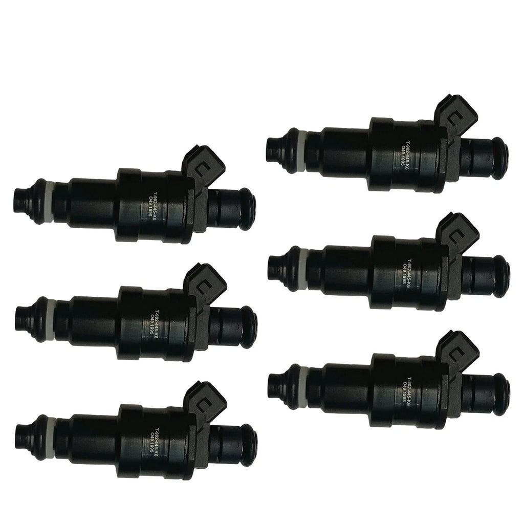 Set of 6 Fuel Injectors for Jeep Cherokee Comanche Wagoneer (1987–1990)