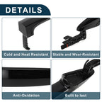 Front Left Exterior Door Handle for BMW X5 E70 E71 E72 (2007–2013) No. 51217207565 Black