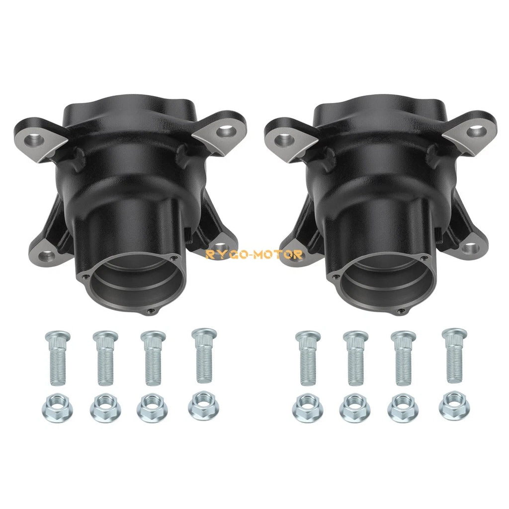 2 Front Wheel Hubs Kit for Polaris Xplorer/Worker/Big Boss/Ranger/Sportsman 500 (1996–2007)