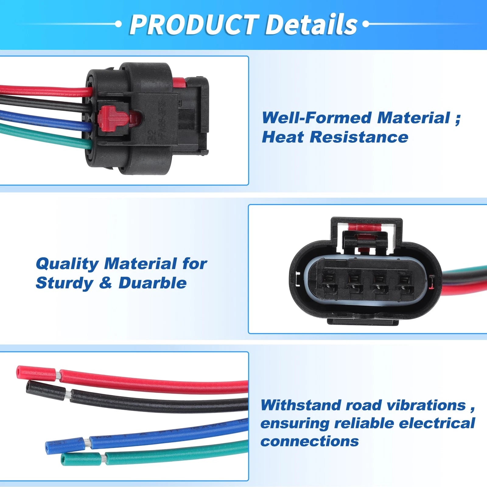 Fuel Rail Pressure Sensor Connector Pigtail for GMC L5P Duramax 2017–2023