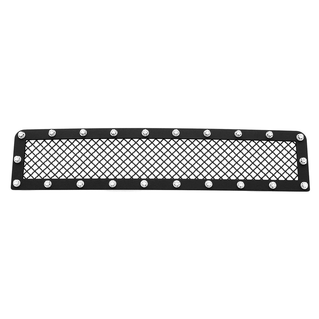 Stainless Steel Grille with Black Mesh Rivet Studs for Hummer H2 (2003-2007)