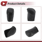 1Pc Gear Shift Knob Cover for Subaru Forester (2006–2012) Black Faux Leather