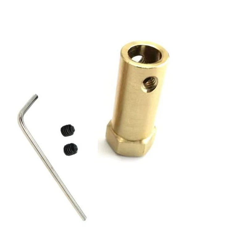 Hexagonal Wheel Coupler for - Brass Plating, Anti-Rust