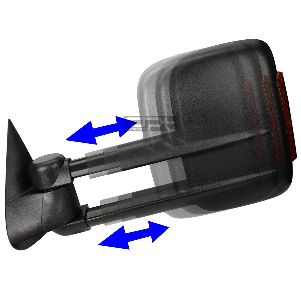 Set of 2 Power Heated LED Signal Light Towing Mirrors for GM GMT800 (2003–2007)