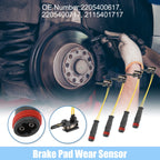 Set of 4 Brake Pad Sensors for Mercedes-Benz C230 (2003–2010)