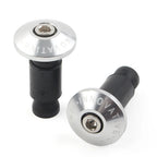 7/8'' Handle Bar End Cap Plug for Motorcycle Dirt Bike - Silver