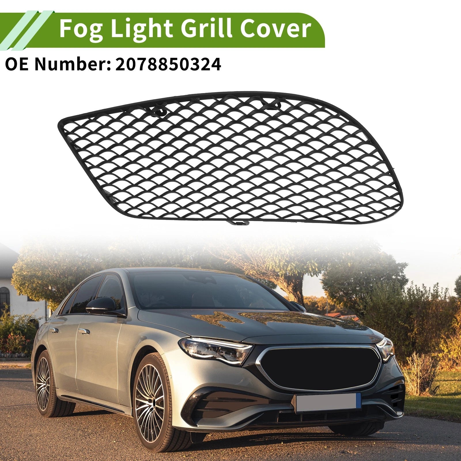 1 Pc Fog Light Grill for Mercedes Benz E350 (2014–2017) No. 2078850324