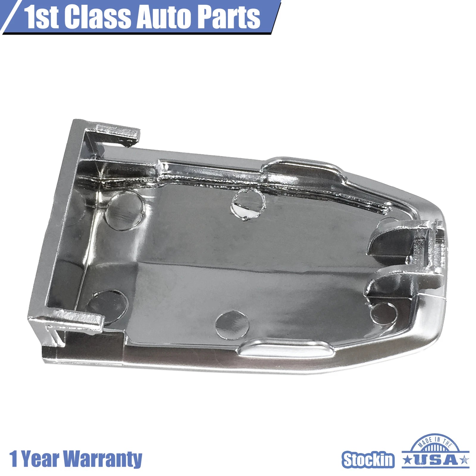 Chrome Front Door Handle Lock Cylinder Cover for Cadillac Escalade ESV (2007–2020)