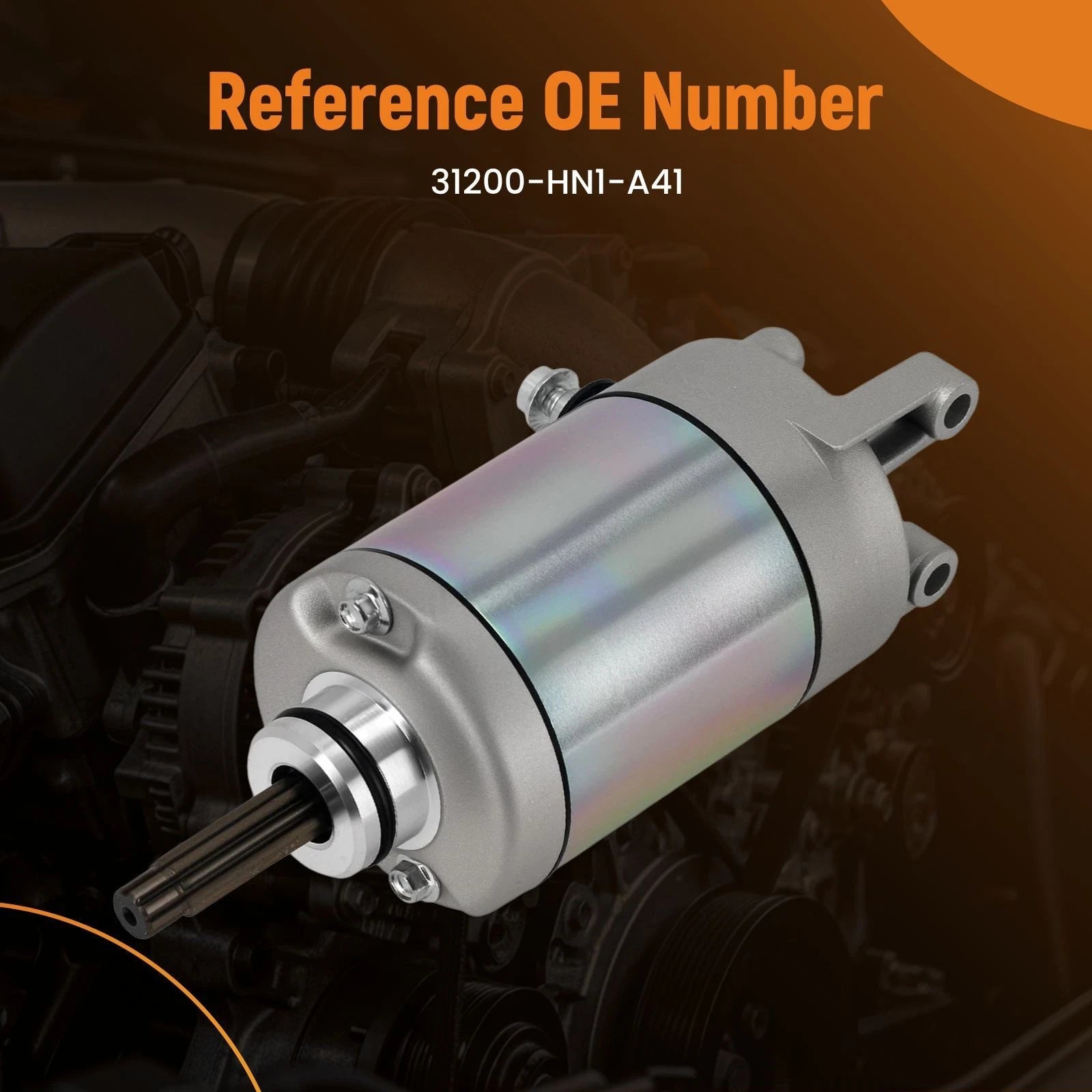 12V 0.5KW Starter Motor for Honda 400 EX (2005–2008) 31200-HN1-A41 CW
