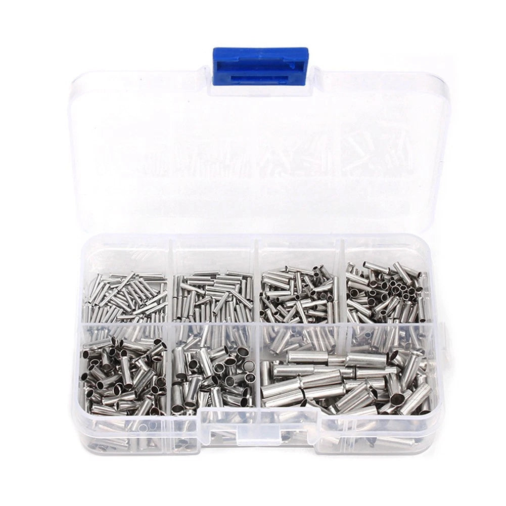 700pcs Copper Crimp Fitting Ferrules for Electrical Connections